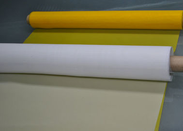 Màu trắng / vàng Polyester Màn hình in Mesh 60 Micron Độ trễ thấp 100T - 40