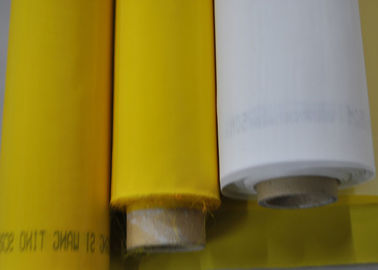 100% Monofilament Polyester Mesh Cho In Dệt 120T - 34 Màu Trắng / Vàng