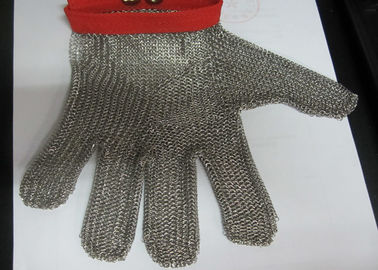 Trung Quốc M Kích thước Red Inox Gloves Đối với Cắt, Chain Mail Gloves Anti Mang nhà cung cấp