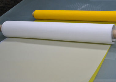 Màu trắng / vàng Polyester Màn hình in Mesh 60 Micron Độ trễ thấp 100T - 40