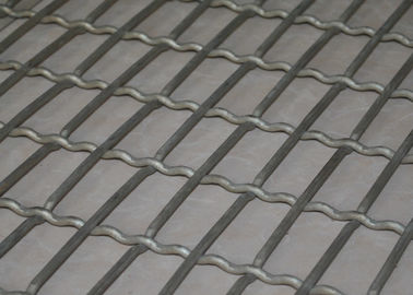 Crimped Carbon Steel / Thép không rỉ Dạng lưới màn hình ổn định cấu trúc